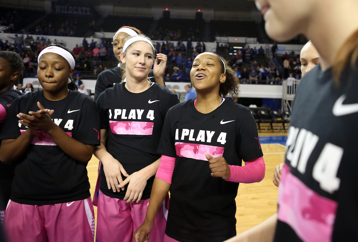 Jaida roper
The University of Kentucky women's basketball beat Arkansas on Thursday, February 15, 2018 at Memorial Coliseum.

Photo by Britney Howard | UK Athletics