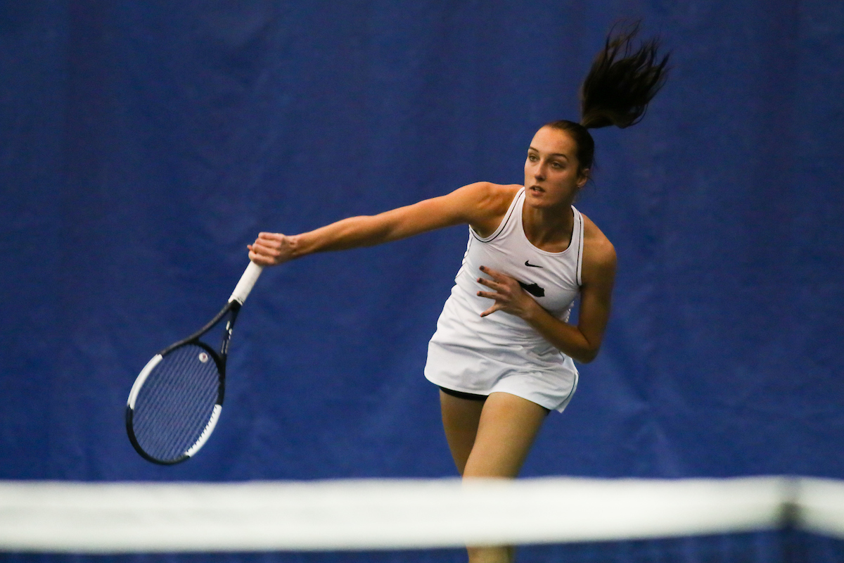 Anastasia Tkachenko.

Kentucky women's tennis hosts Miami University (OH).

Photo by Hannah Phillips | UK Athletics