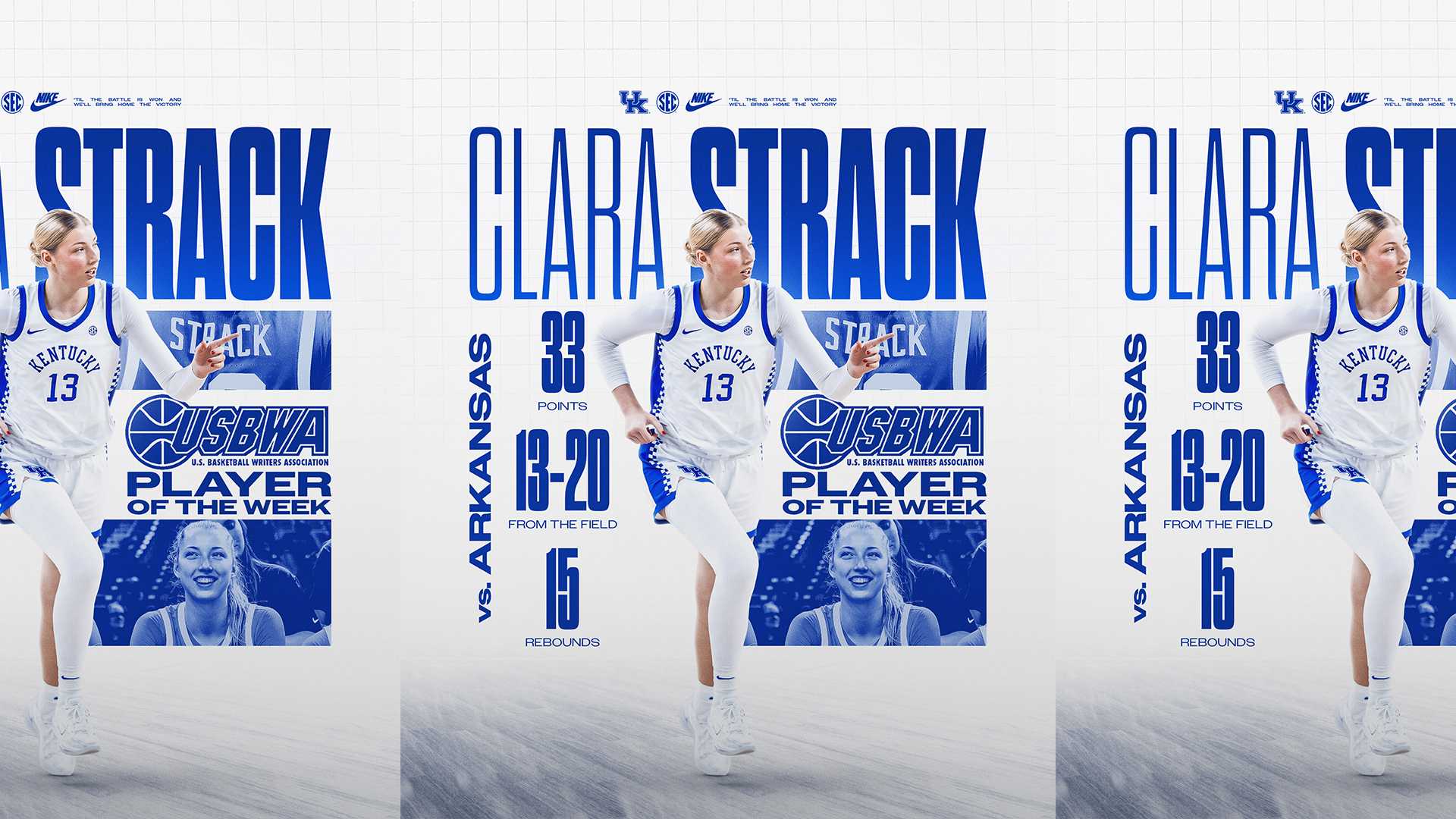 Clara Strack Crowned USBWA National Player of the Week