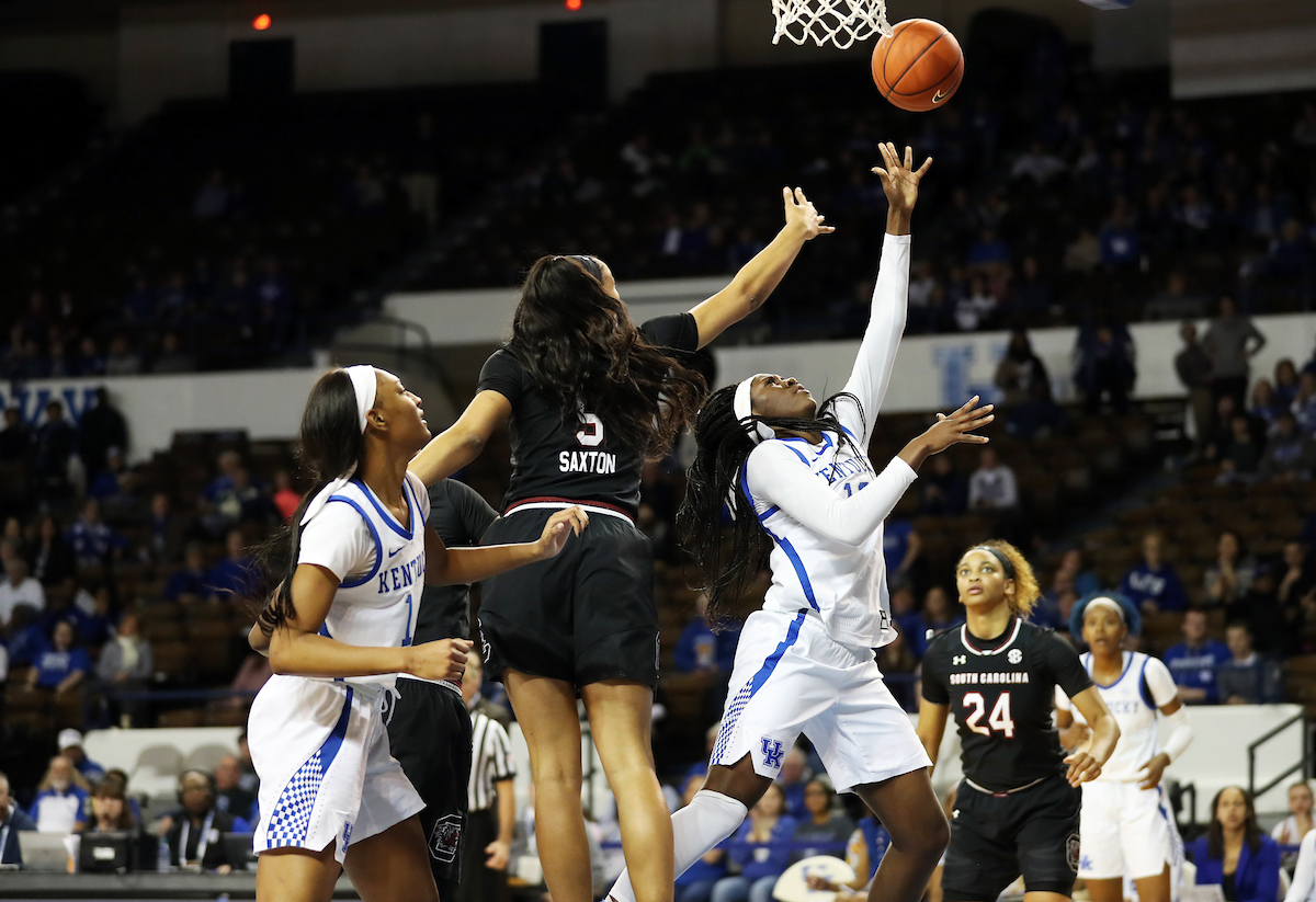 Rhyne Howard
The UK Women's Basketball falls to South Carolina. 

Photo by Britney Howard | UK Athletics