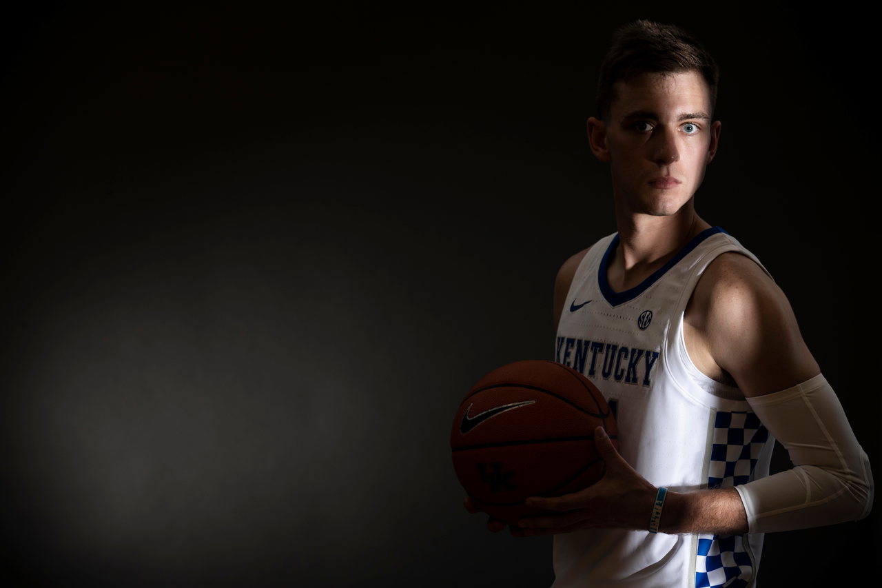 Brennan Canada.

Menâ??s basketball photo day.

Photos by Chet White | UK Athletics