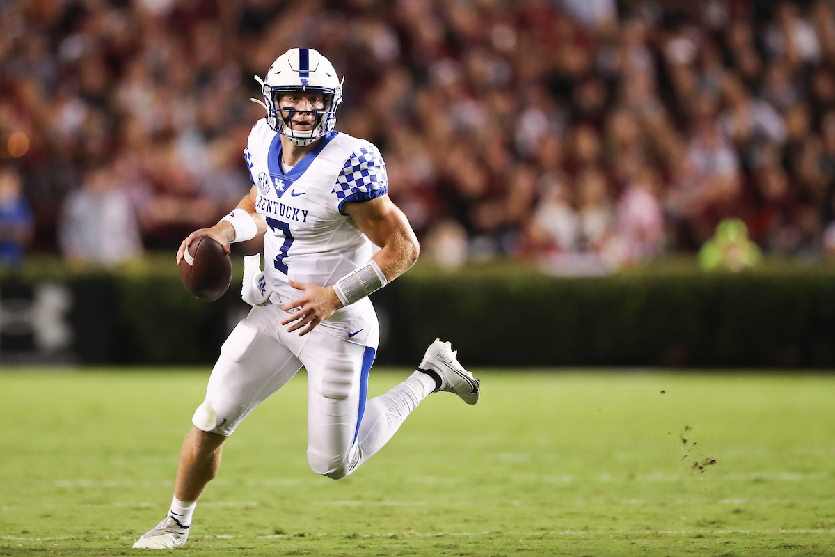 Will Levis.

Kentucky beats South Carolina, 16-10.

Photo by Elliott Hess | UK Athletics