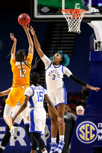 Keke McKinney. 

Kentucky beat Tennessee 86-65 at the SEC Tournament.

Photo by Eddie Justice | UK Athletics