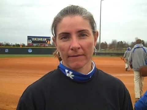 Softball head coach Rachel Lawson talks about beating No. 5 Alabama