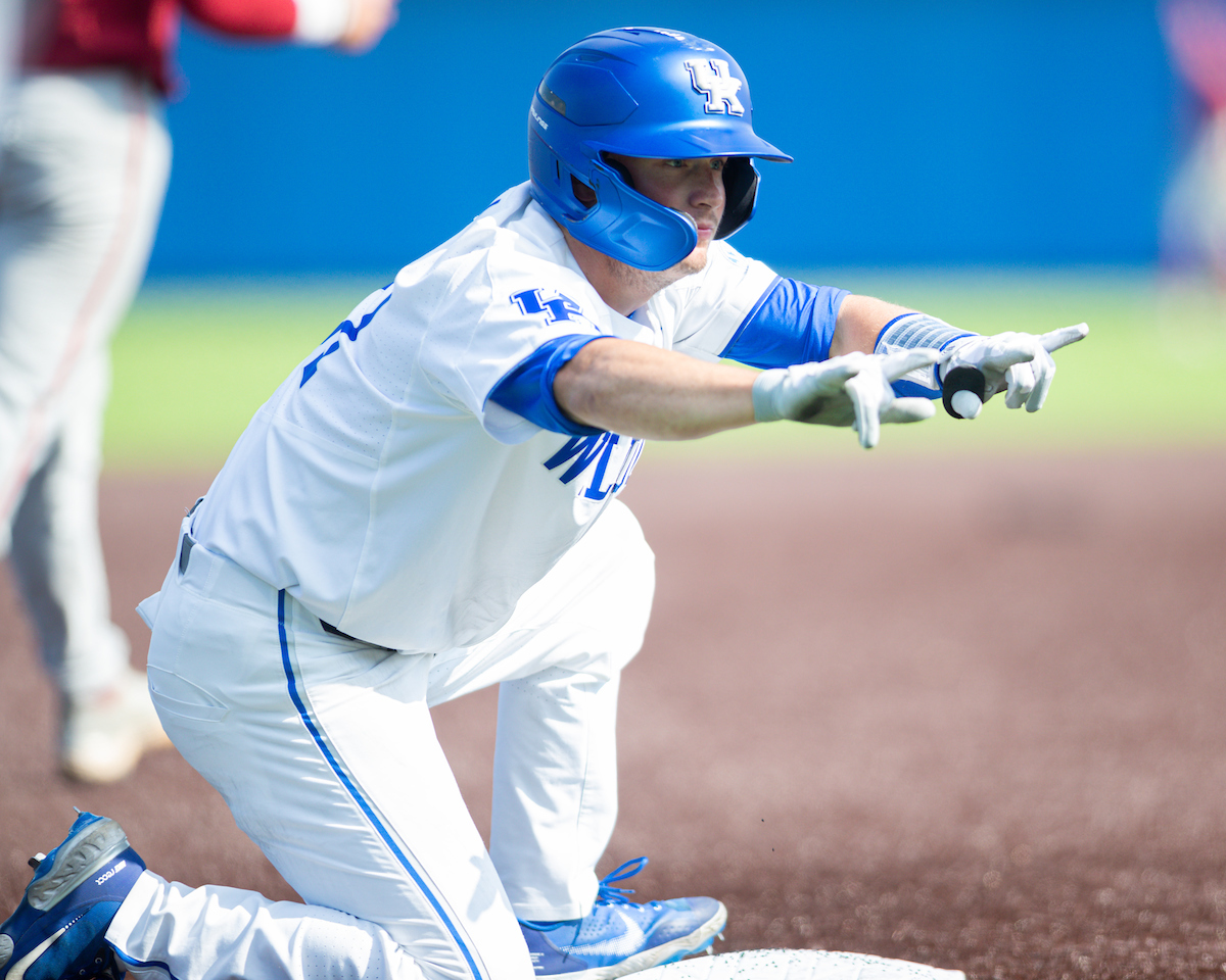Cam Hill.

Kentucky beats Alabama 11 - 0

Photo by Grant Lee | UK Athletics