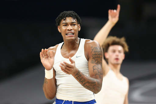 Cam’Ron Fletcher. Devin Askew.

Kentucky falls to Kansas, 65-62, in the State Farm Champions Classic.

Photo by Chet White | UK Athletics