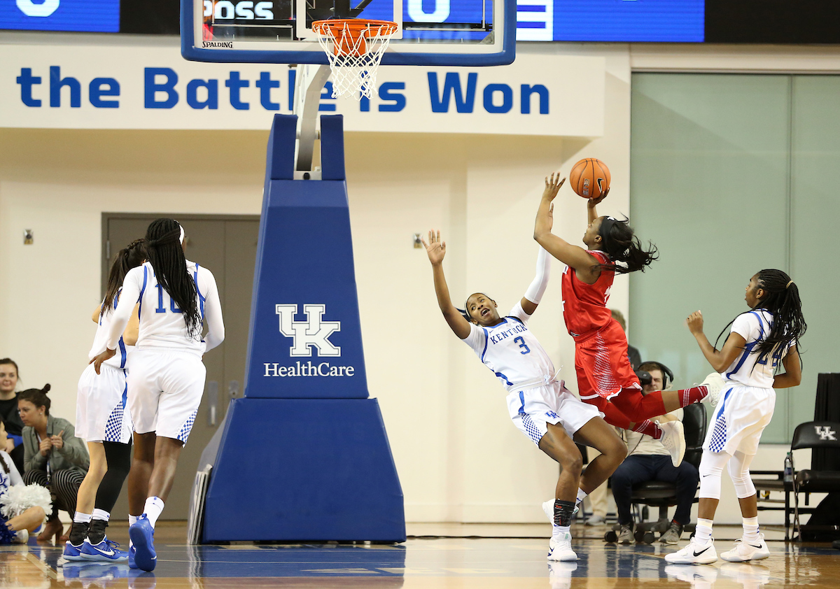 KeKe McKinney. 

UK beats to Sacred Heart University 71-43. 


Photo By Barry Westerman | UK Athletics