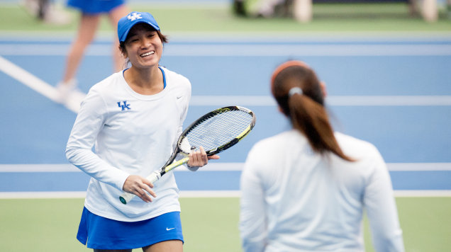 Women's Tennis Opens Home Season with Doubleheader Win