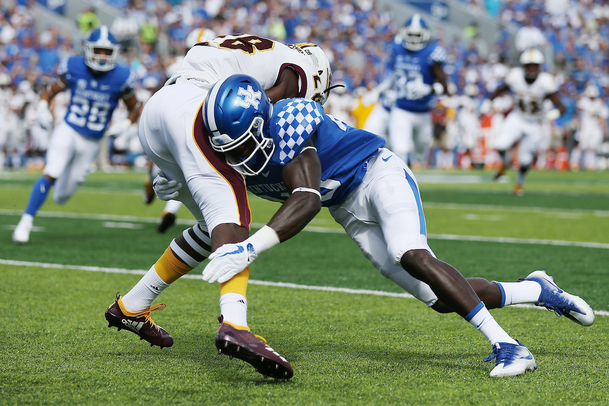 Yusuf Corker.

Kentucky beats Central Michigan 35-20.


Photo by Chet White | UK Athletics