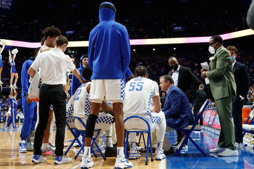 Coach John Calipari.

Kentucky beats Mississippi St. 82-74..

Photo by Elliott Hess | UK Athletics