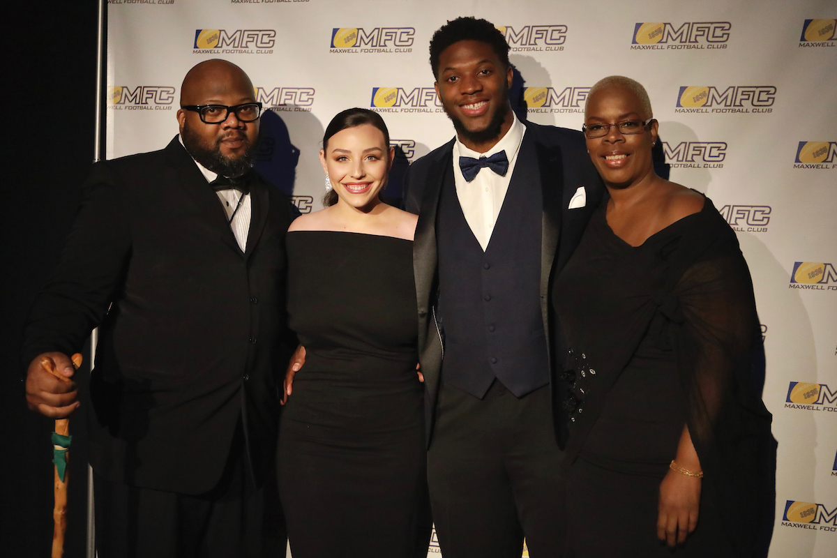 Josh Allen is honored as the 2018 Bednarik Award winner at the Maxwell Football Club Gala on Friday, March 7th, 2019.

Photo by Noah J. Richter | UK Athletics
