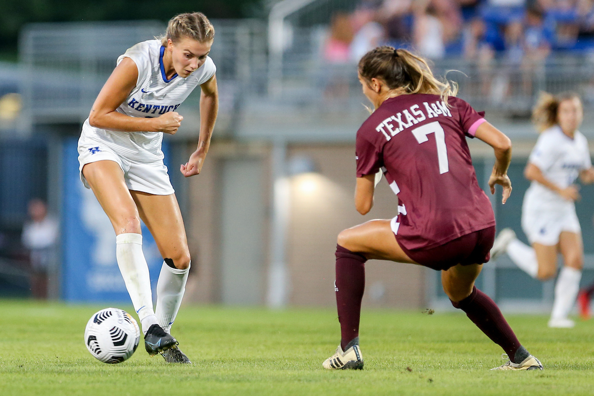 Hannah Richardson.

Kentucky loses to Texas A&M 3 - 0.

Photo by Sarah Caputi | UK Athletics