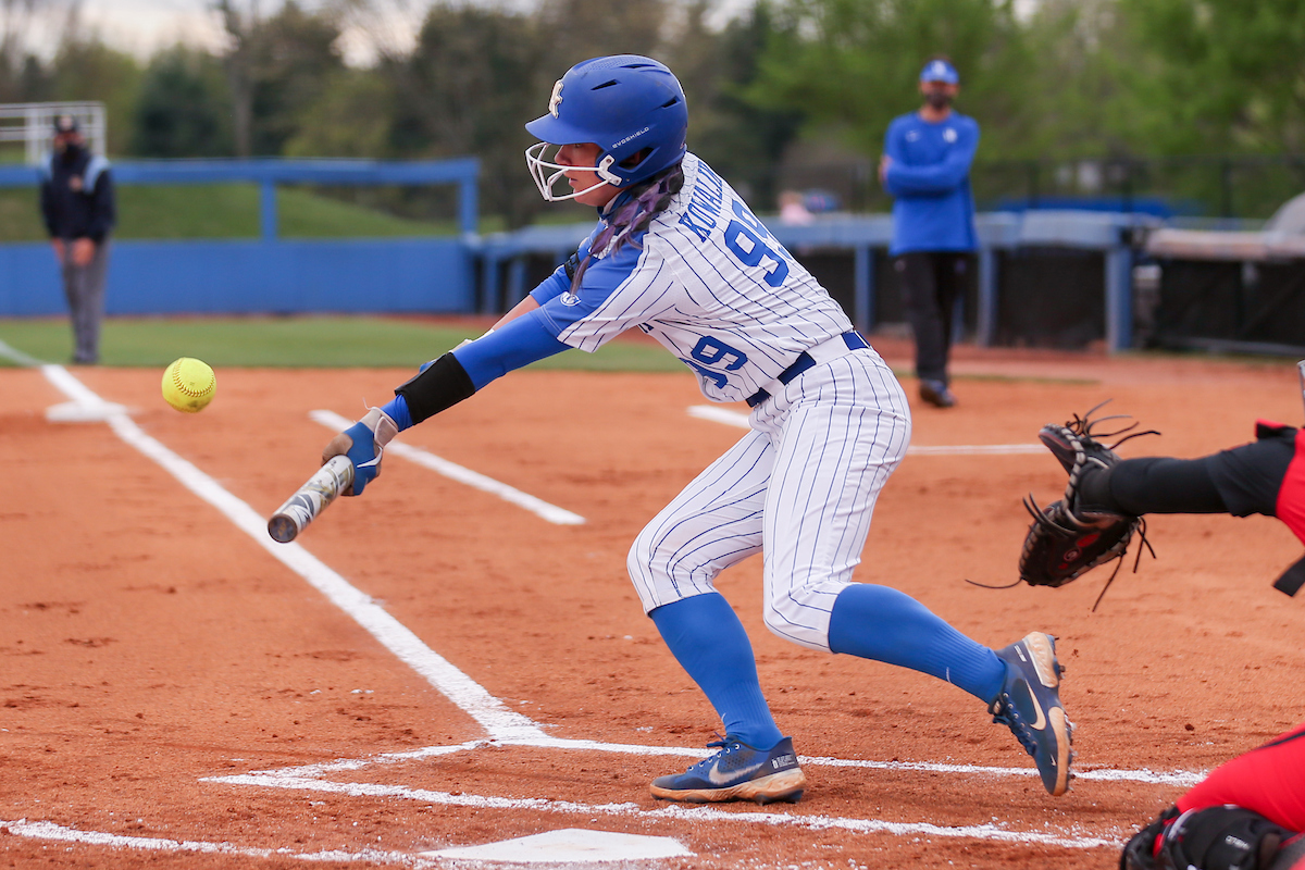Kayla Kowalik.

Kentucky beats Georgia 11 - 3.

Photo by Sarah Caputi | UK Athletics