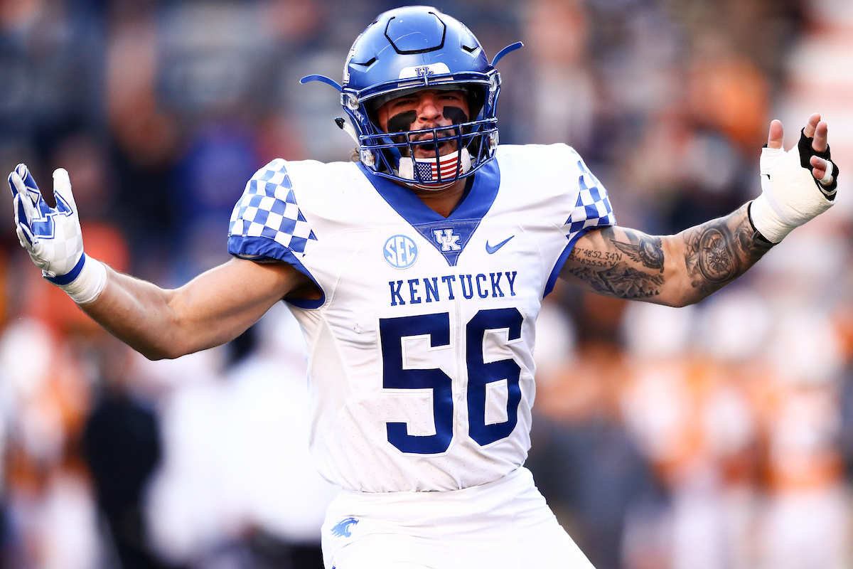 Kash Daniel

Football falls to Tennessee, 24-7.


Photo by Elliott Hess | UK Athletics