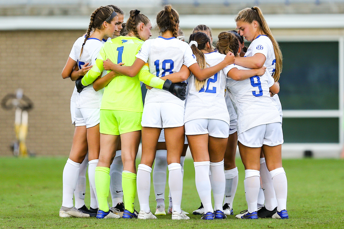 Huddle. 

Arkansas defeats Kentucky 4-1.

Photo by Eddie Justice | UK Athletics