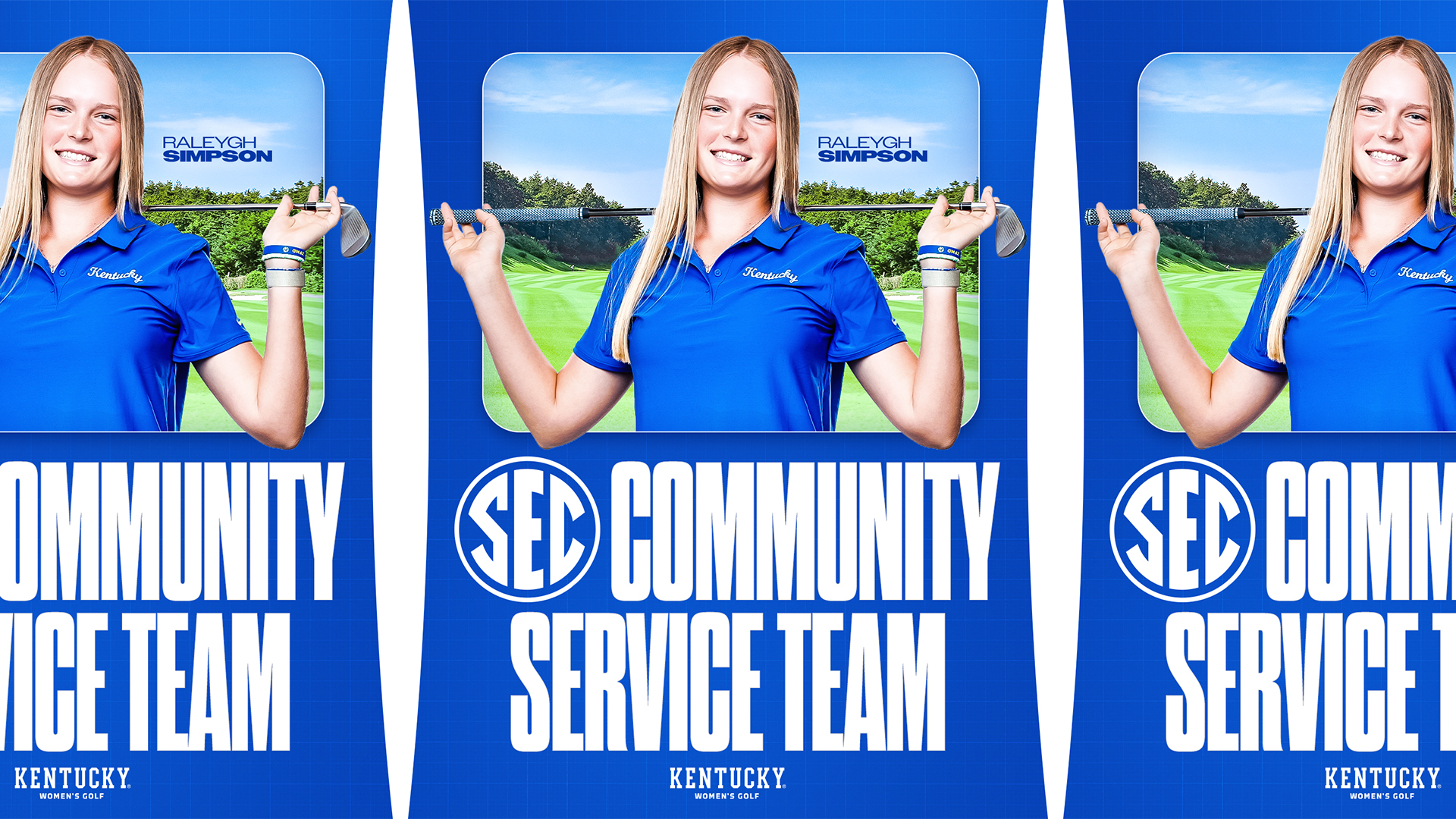 Women’s Golf’s Raleygh Simpson Named to SEC Community Service Team