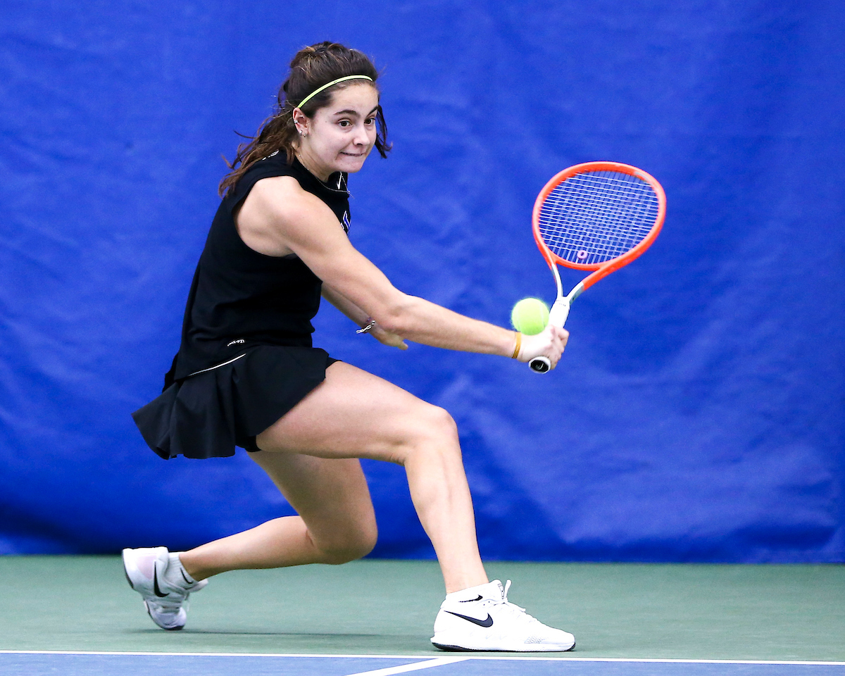 Fiona Arrese.

Kentucky beats West Virginia 4-3.

Photo by Grace Bradley | UK Athletics