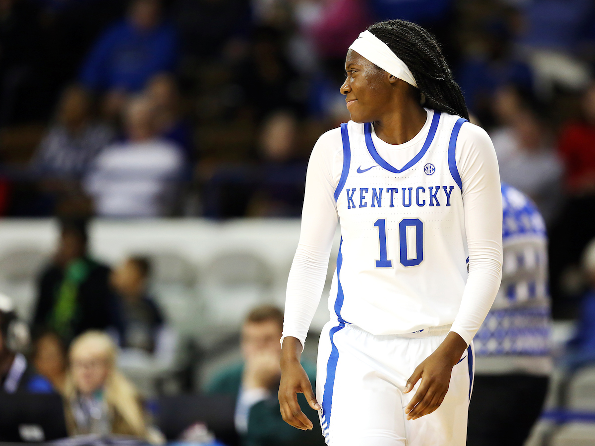 Rhyne Howard
The women's basketball team beat Murray State 88-49 on Friday, December 21, 2018. 

Photo by Britney Howard  | UK Athletics