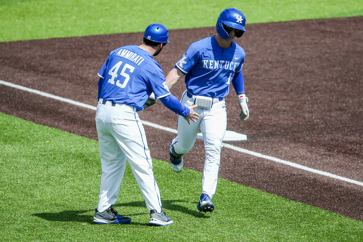 Coach Nick Ammirati. Chase Estep.Kentucky loses to Ole Miss 1-10.Photo by Sarah Caputi | UK Athletics