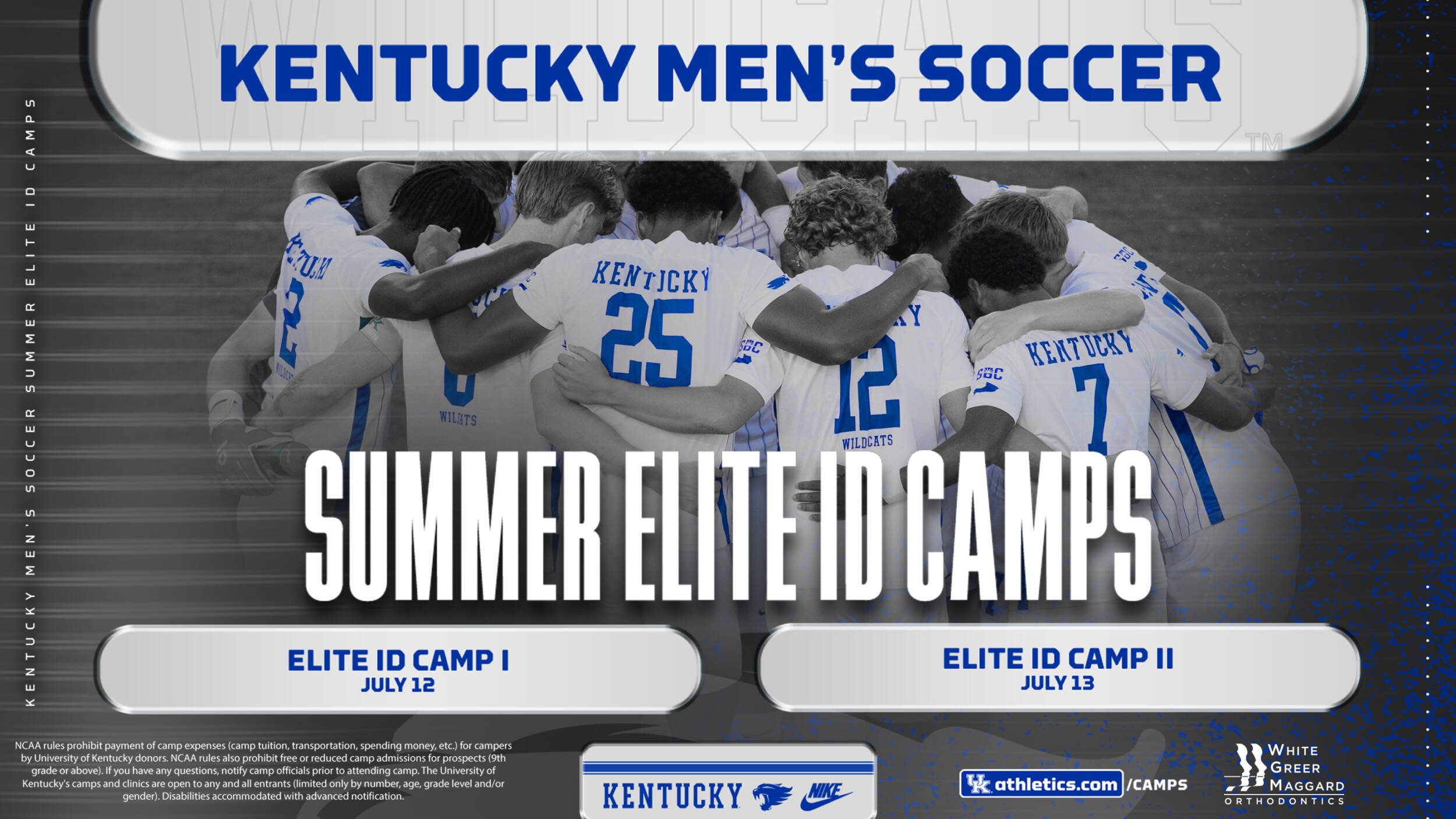 Men's Soccer Summer Elite ID Camps