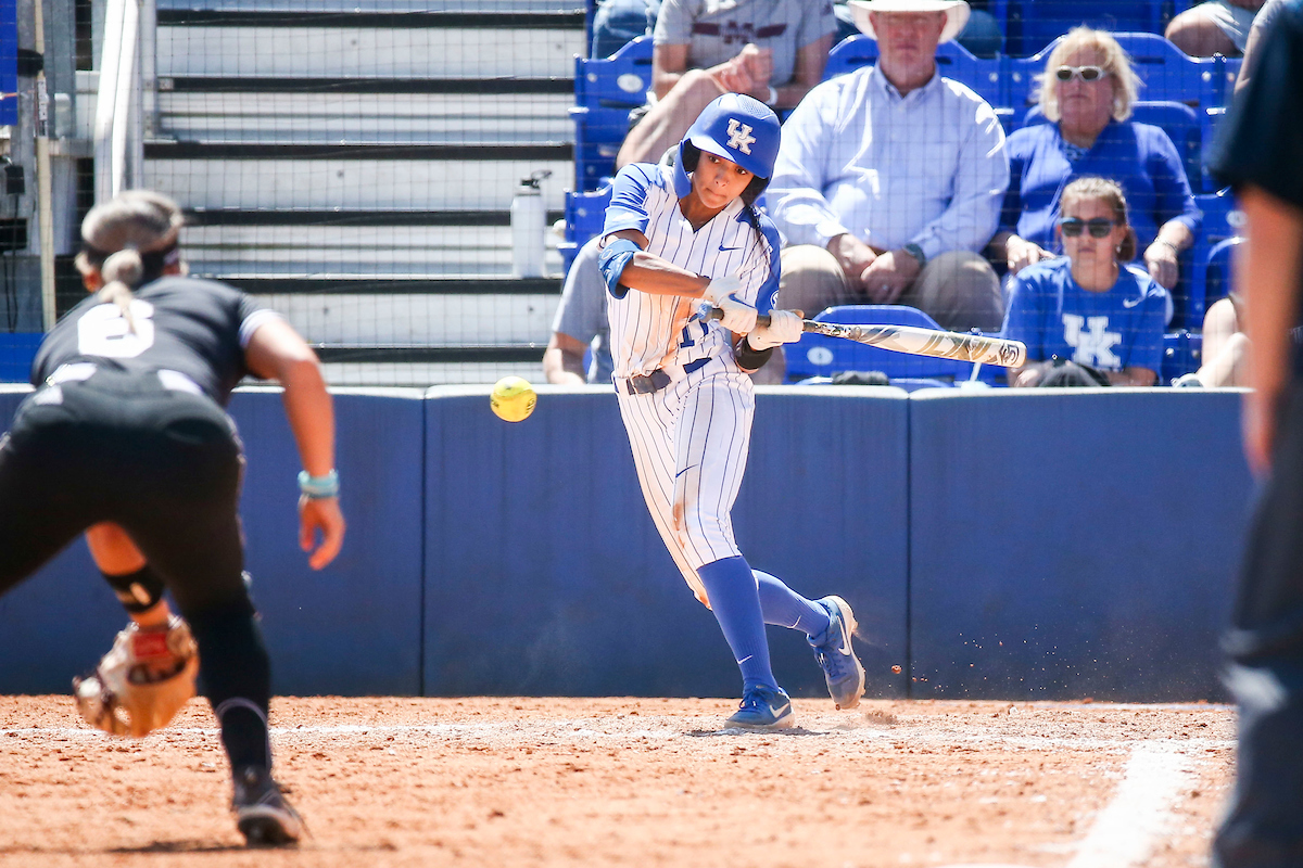 Vanessa Nesby.

Kentucky defeats Mississippi State 9-5.

Photo by Sarah Caputi | UK Athletics