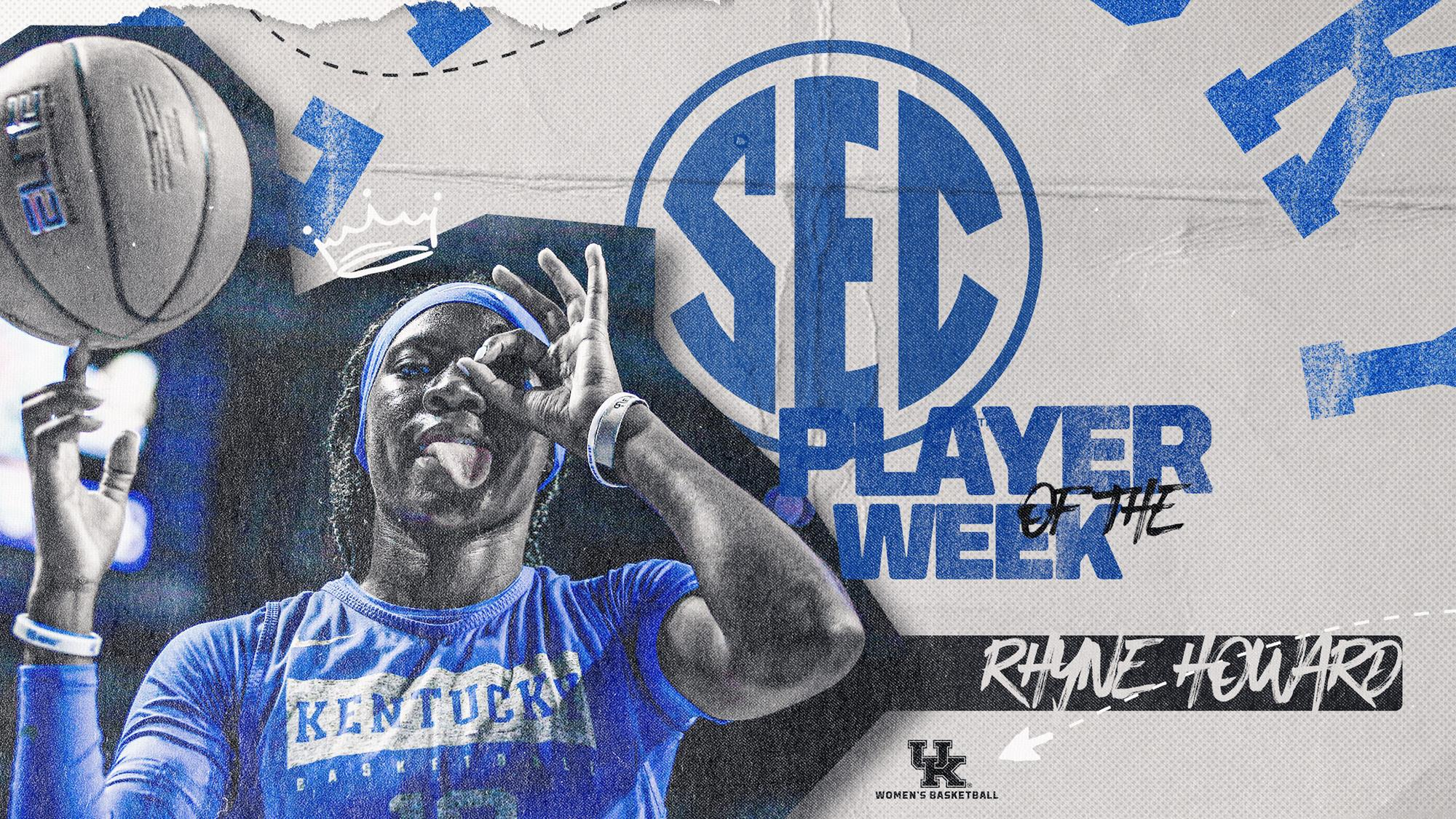 Howard Earns Back-to-Back SEC Player of the Week Honors