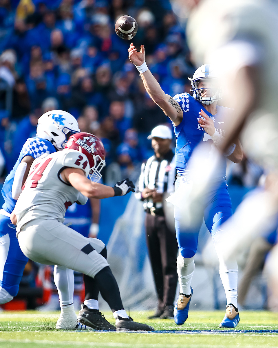 Will Levis. 

Kentucky beat New Mexico State 56-16.

Photo by Eddie Justice | UK Athletics