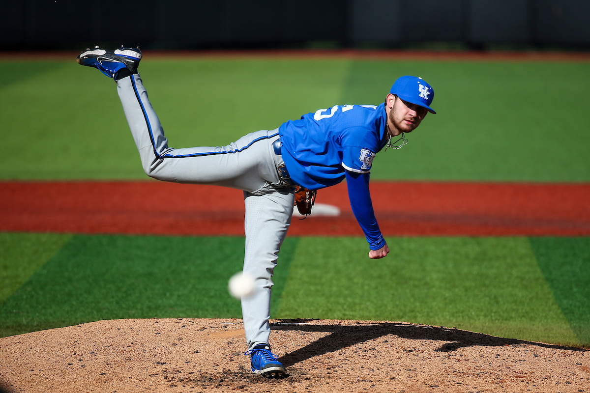 Seth Logue.

Kentucky falls to Louisville 2-4.

Photo by Sarah Caputi | UK Athletics