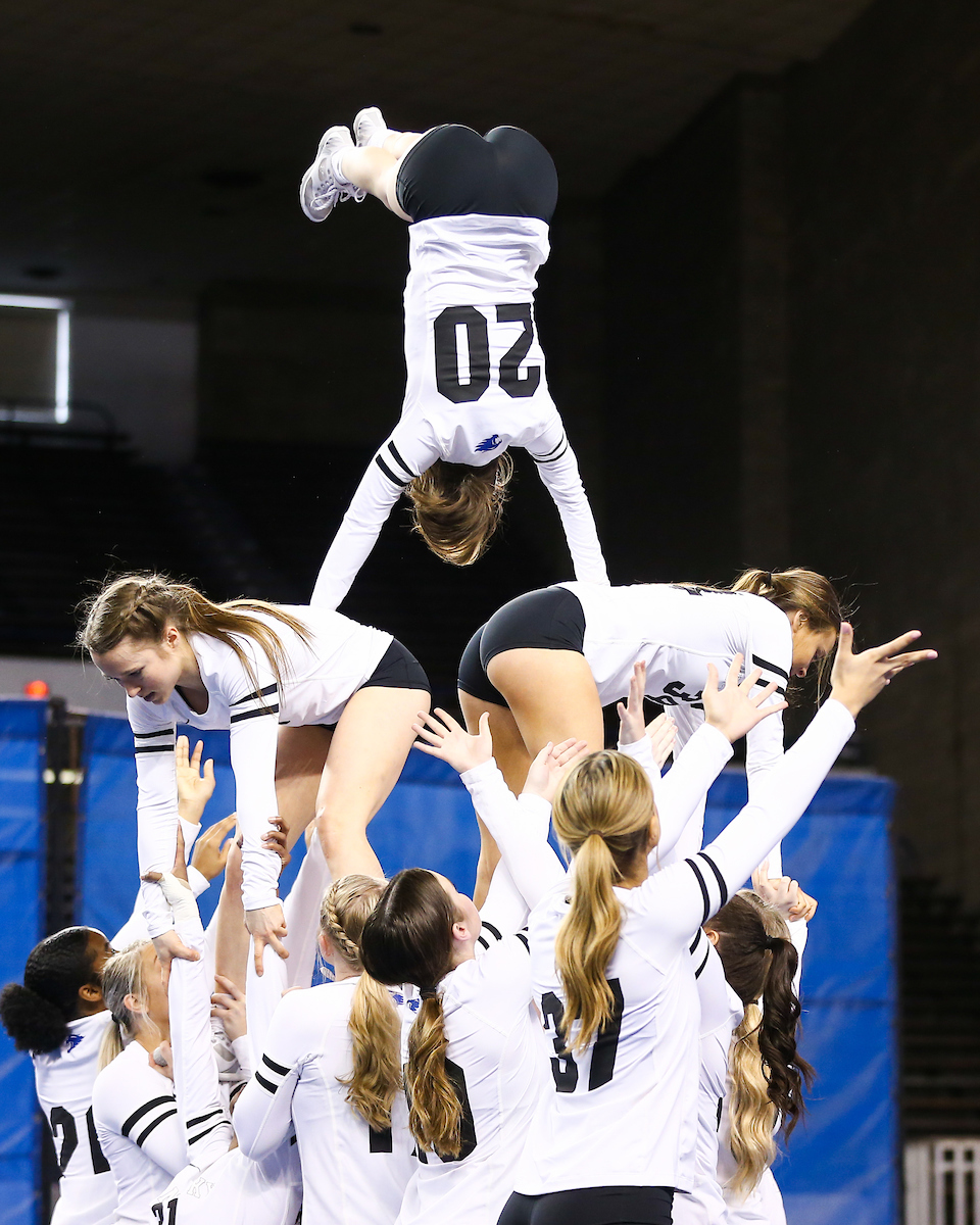 Gabbi Freeman.

Kentucky Stunt blue and white scrimmage. 

Photo by Abbey Cutrer | UK Athletics