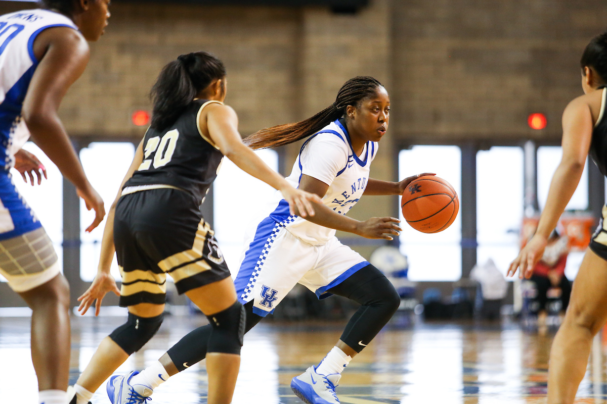 Kameron Roach.

Kentucky beats Wofford 98-37.

Photo by Hannah Phillips | UK Athletics