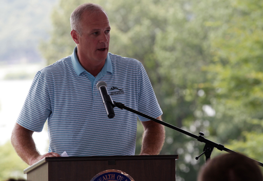 Course dedication in Eddyville, Kentucky, to Cullan Brown. The course officially became "The Cullan" at Mineral Mounds on Aug. 9, 2021.