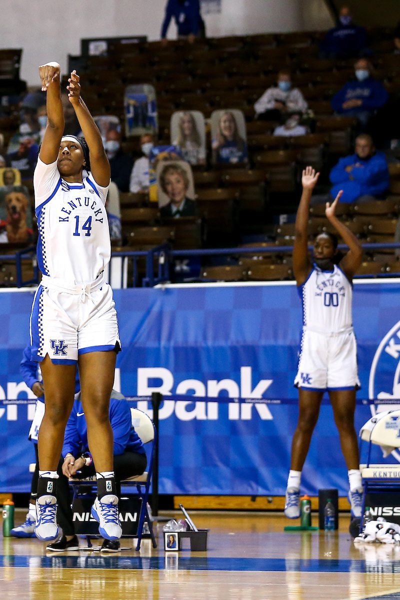 Tatyana Wyatt.  

Kentucky beats Indiana 72-68.

Photo by Eddie Justice | UK Athletics