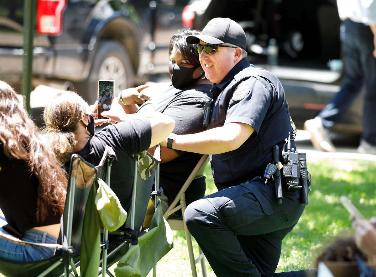 Walk Forward rally on June 13, 2020. Photo by Mark Cornelison | UKphoto