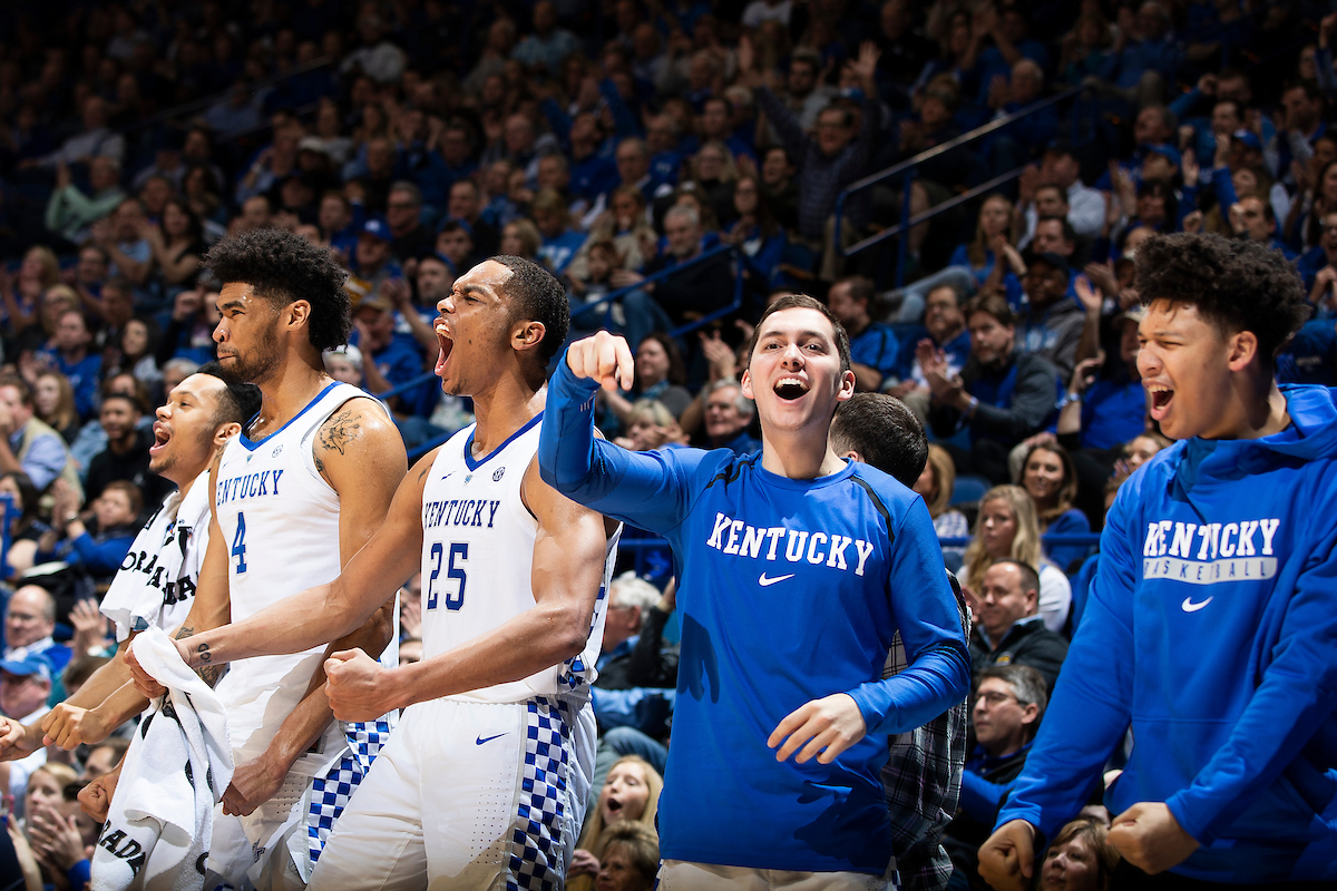 PJ Washington. Jonny David. Zan Payne.

The University of Kentucky men's basketball team beats South Carolina 76-48.

Photo by Chet White| UK Athletics