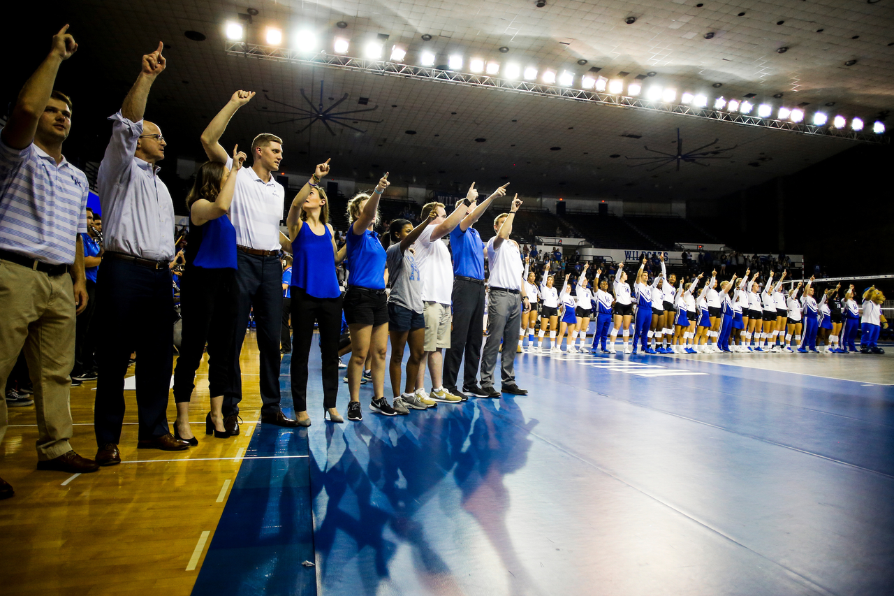 Coaches. Team. 

UK defeats UofL 3-0. 

Photo by Eddie Justice | UK Athletics