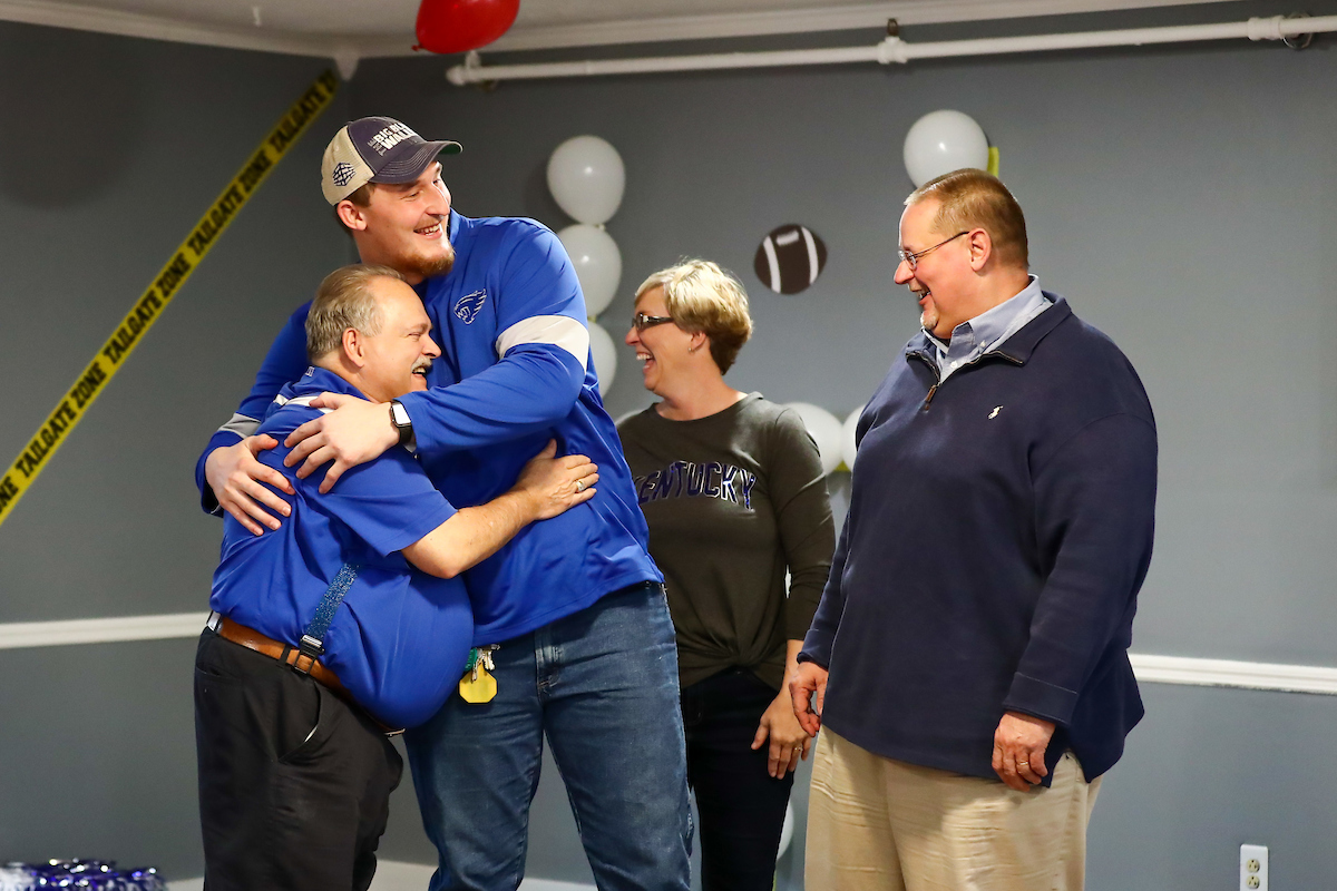 Cambridge Place named its dining hall the “Landon Young Dining Hall” for his support of the retirement home throughout his Wildcat career.  


Photo by Elliott Hess | UK Athletics
