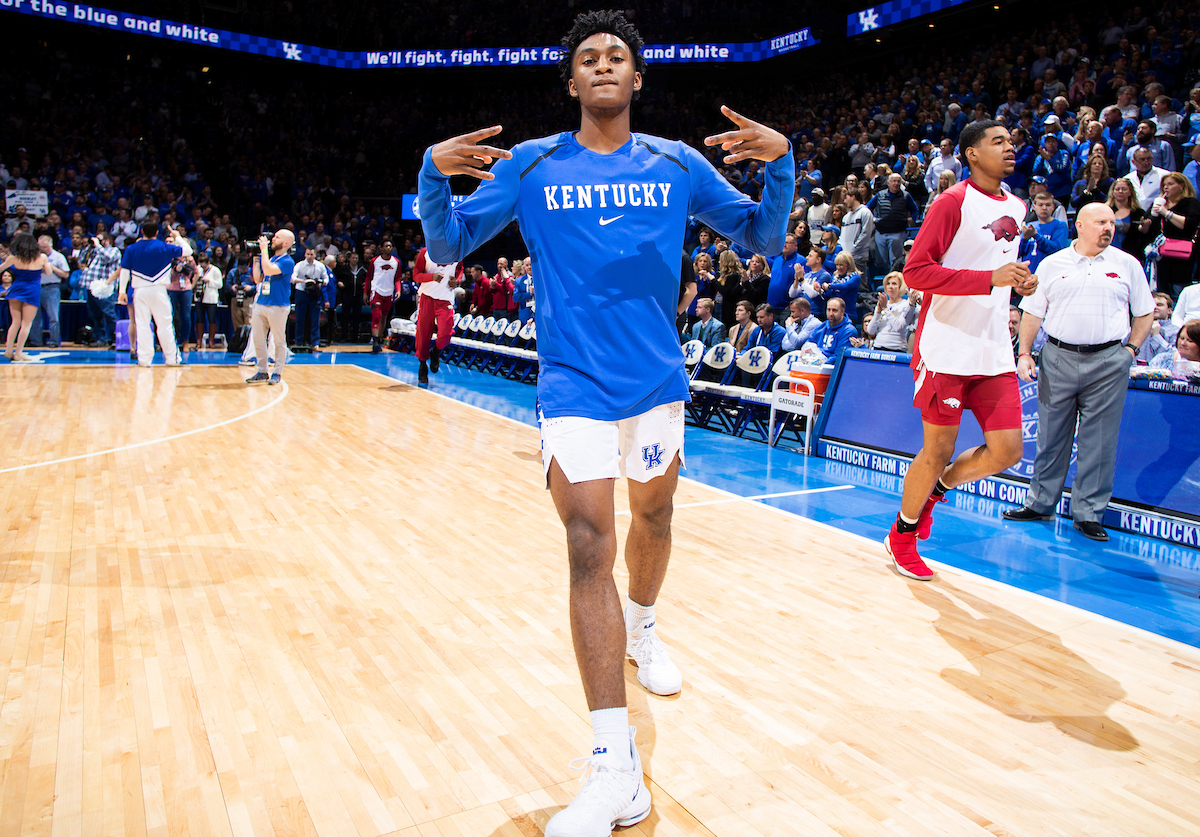 Immanuel Quickley.

Kentucky beat Arkansas 70-66.

Photo by Chet White | UK Athletics