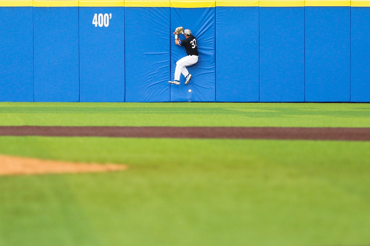 Cam Hill. 

Kentucky falls to Arkansas 5-2