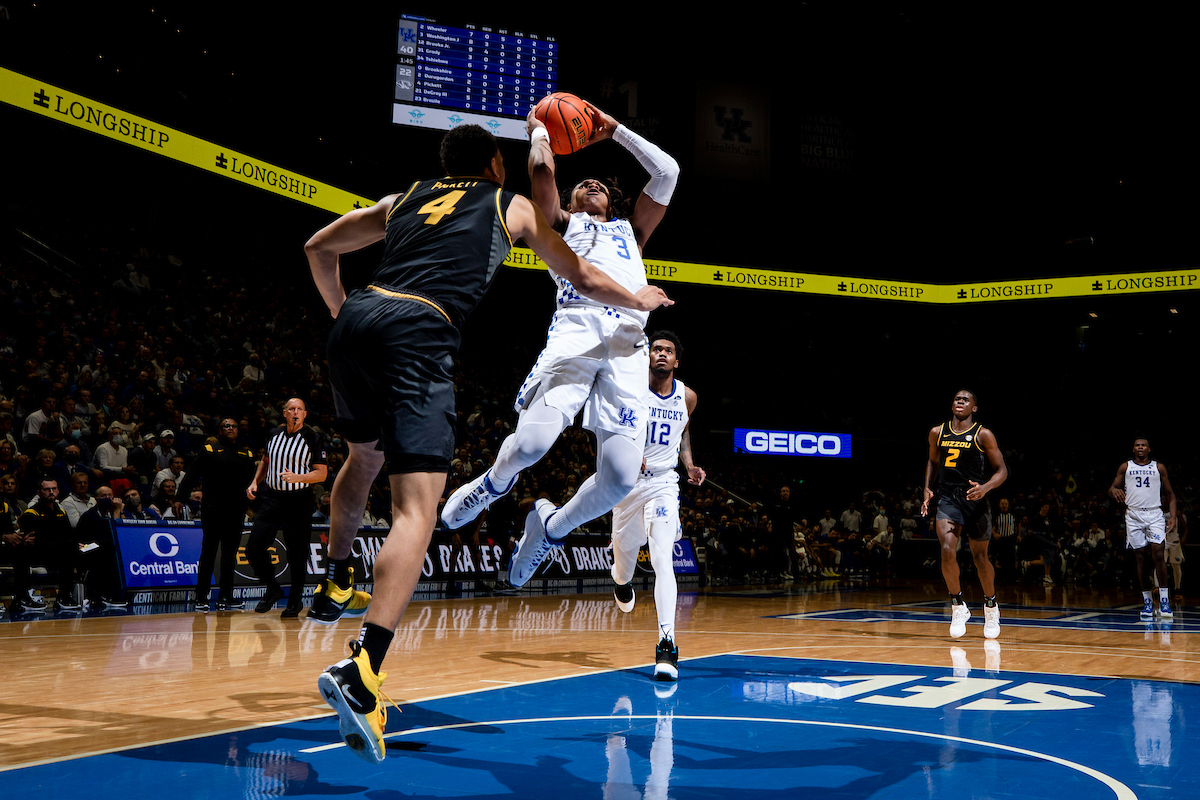 TyTy Washington Jr. Keion Brooks Jr.

Kentucky beat Missouri 83-56.

Photos by Chet White | UK Athletics