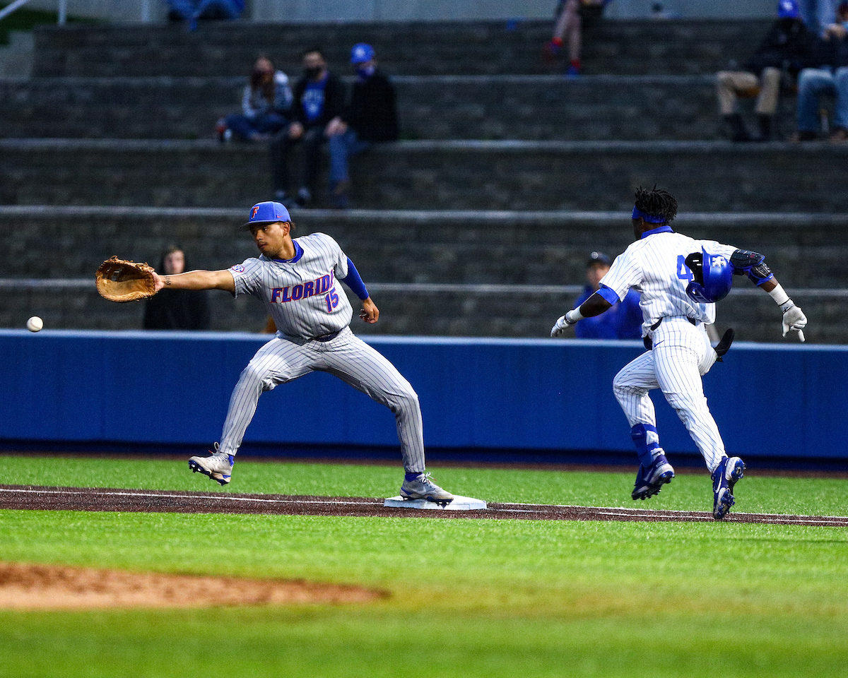 Zeke Lewis.

Kentucky beats Florida 7-5. 

Photo by Eddie Justice | UK Athletics