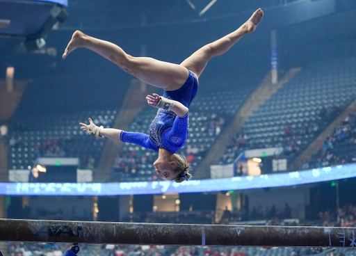 Kentucky gymnast during the SEC championship at BJCC's Legacy Arena in Birmingham, Ala., Saturday, March 19, 2022. (Marvin Gentry | Marvin-Gentry.com)