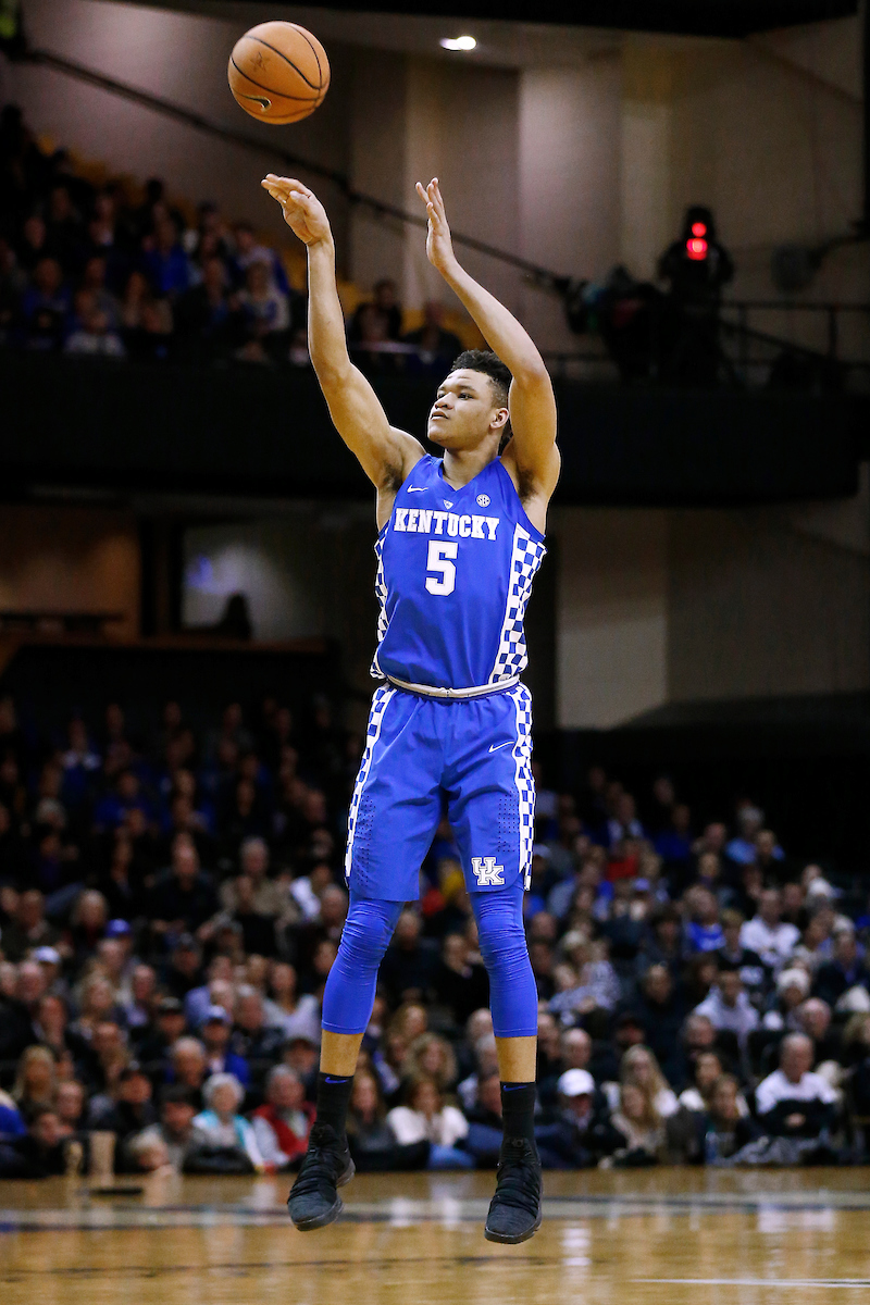 Kevin Knox.

The University of Kentucky men's basketball team beat Vanderbilt 74-67 at Memorial Gymnasium in Nashville, TN., on Saturday, January 13, 2018.

Photo by Chet White | UK Athletics