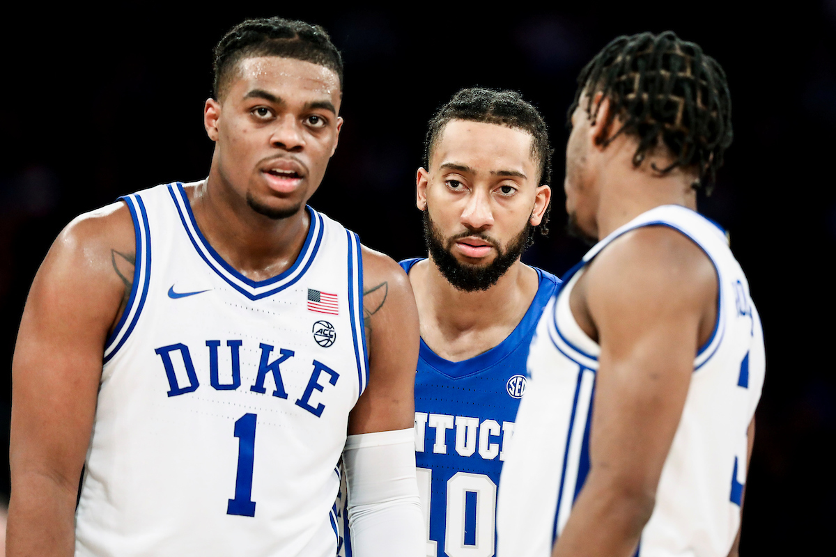 Davion Mintz.

Kentucky loses to Duke 79-71 in the Champions Classic at Madison Square Garden in New York on Nov. 9, 2021.

Photos by Chet White | UK Athletics