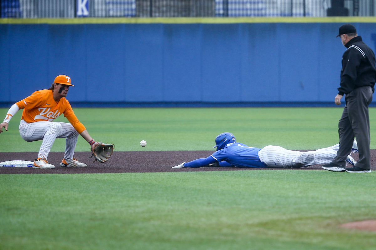 Daniel Harris IV. 

Kentucky loses to Tennessee 7-2.

Photo by Sarah Caputi | UK Athletics
