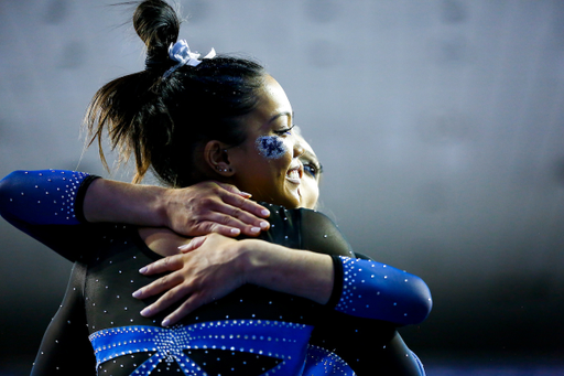 Carissa Clay.

Kentucky wins Quad Meet with a score of 197.450.

Photo by Grace Bradley | UK Athletics