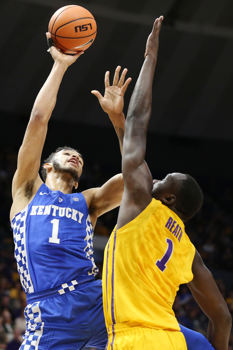 Sacha Killeya-Jones.

The University of Kentucky men's basketball team beat LSU 74-71 at the Pete Maravich Assembly Center in Baton Rouge, La., on Wednesday, January 3, 2018.

Photo by Chet White | UK Athletics