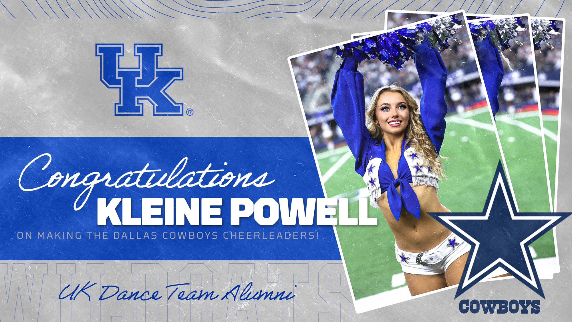 UK Dance Team Alum Kleine Powell Makes Dallas Cowboys Cheerleaders