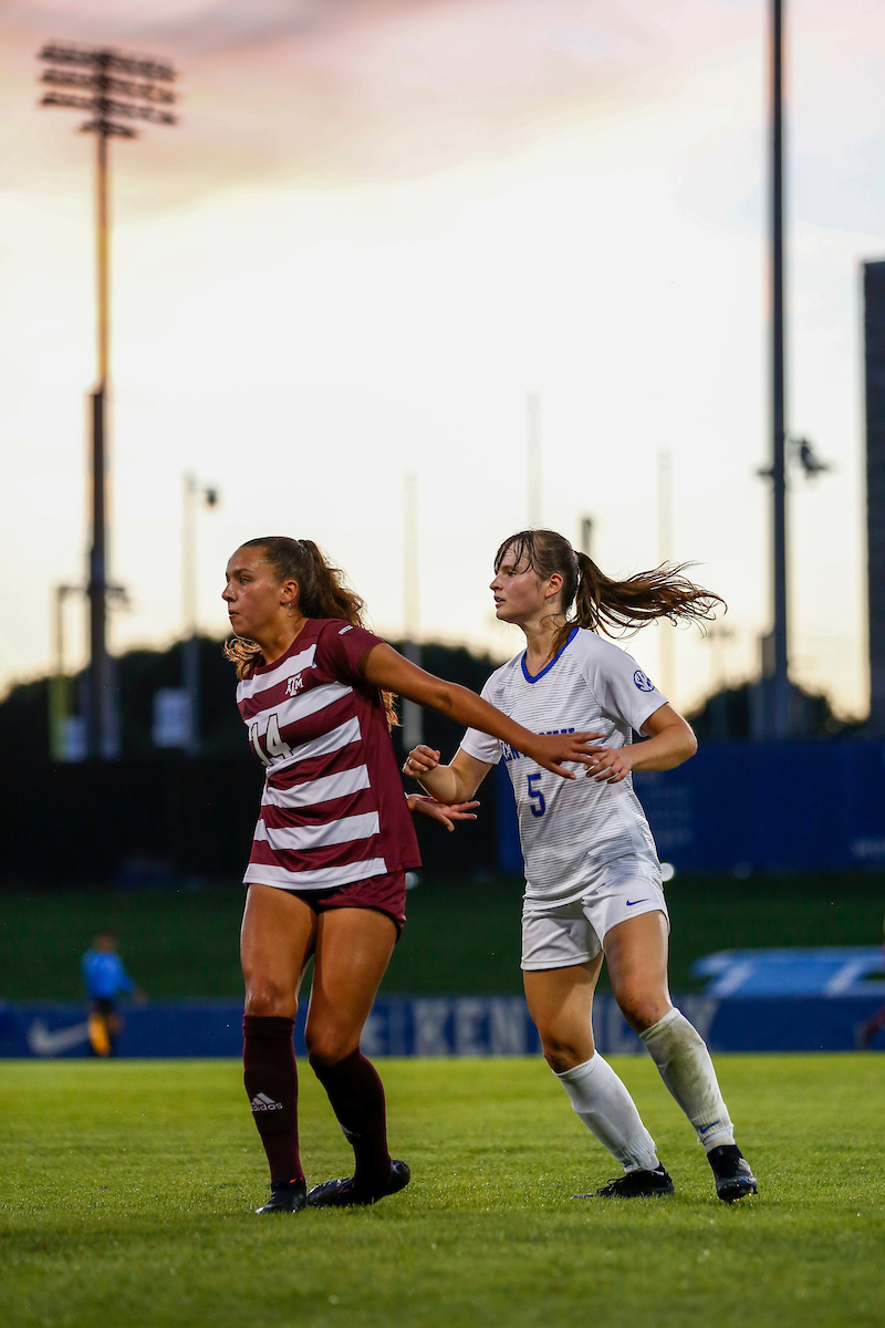 Lilly Huber.

Kentucky loses to Texas A&M 3-0.

Photo by Grace Bradley | UK Athletics