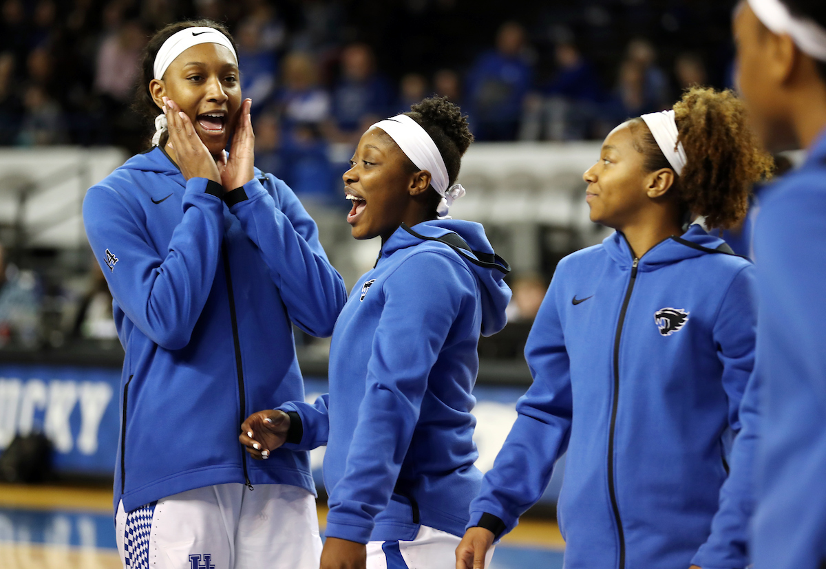Kameron Roach
The women's basketball team beat Murray State 88-49 on Friday, December 21, 2018. 

Photo by Britney Howard  | UK Athletics