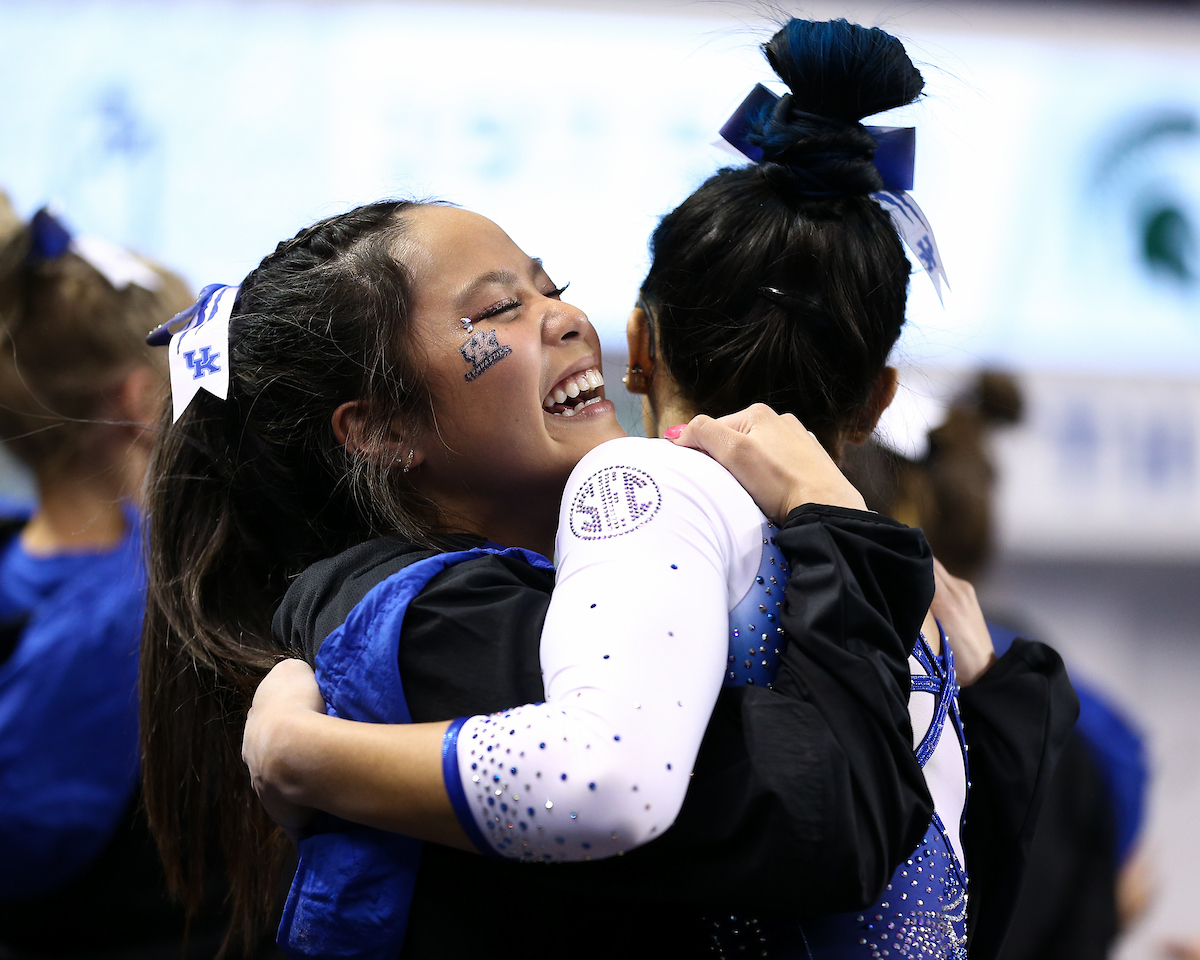 Kaitlin Deguzman.

Kentucky defeats Michigan State on Senior night.

Photo by Tommy Quarles | UK Athletics